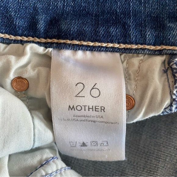 MOTHER. The insider crop step chew in dancing on coals size 26. - Picture 8 of 9